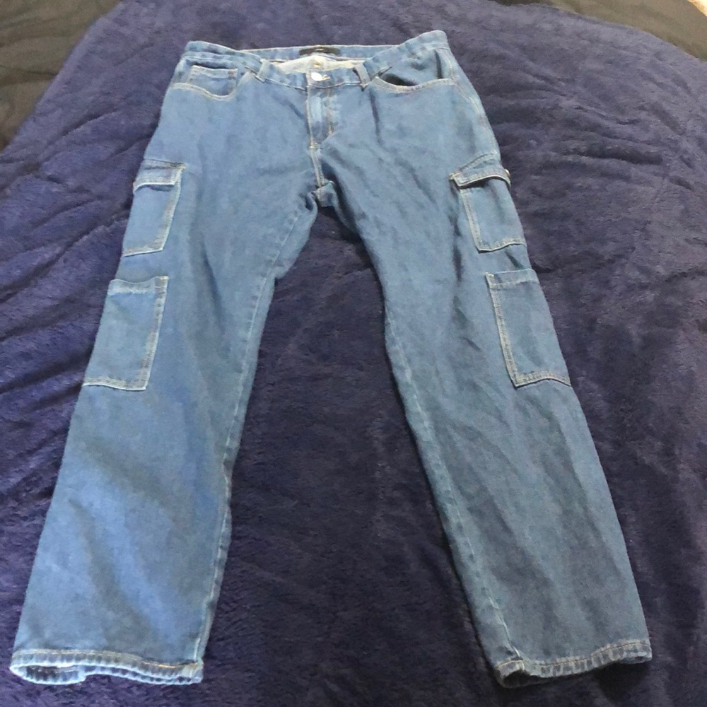 Blue cargo Jeans